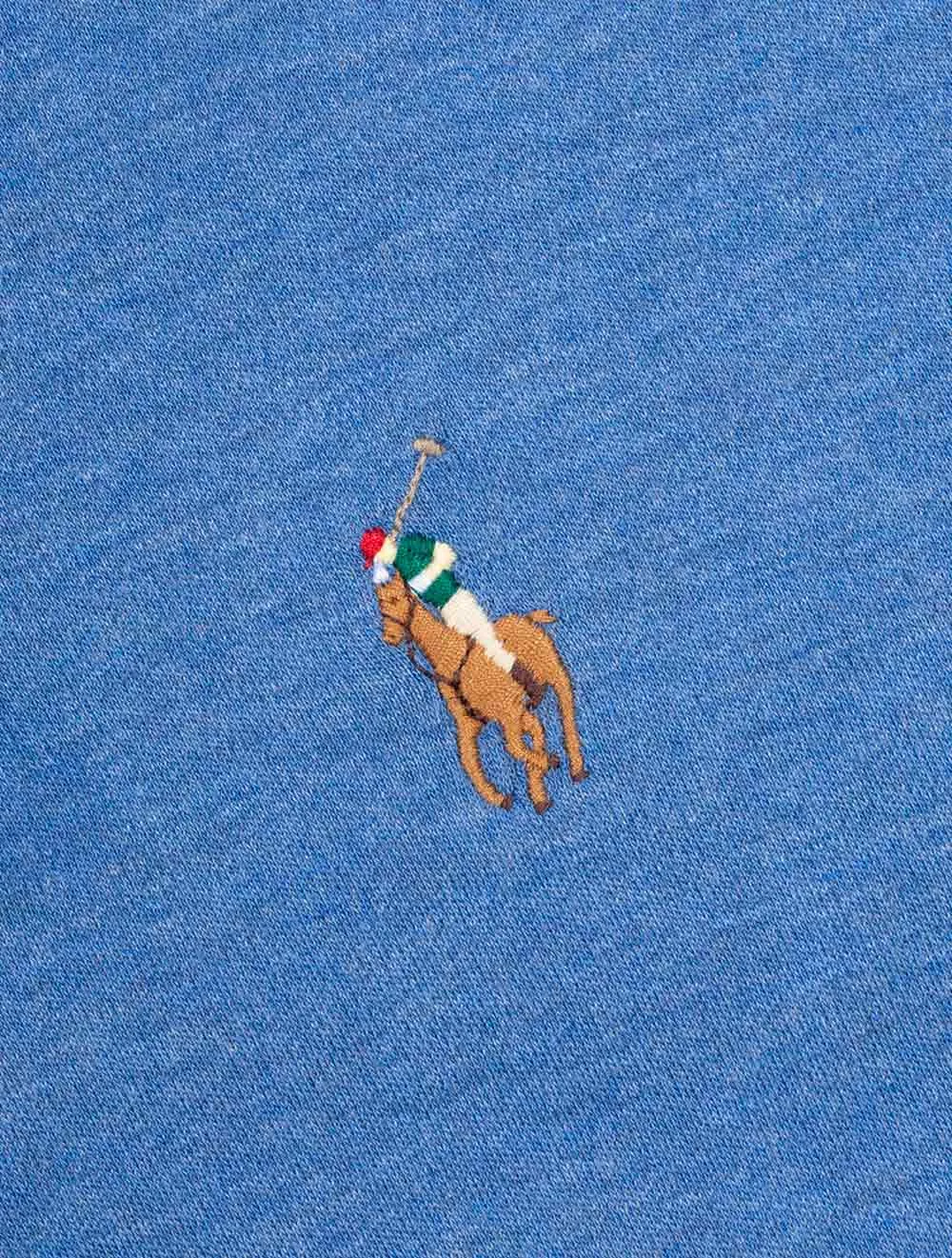 T-shirt Pima à manches courtes Bleu