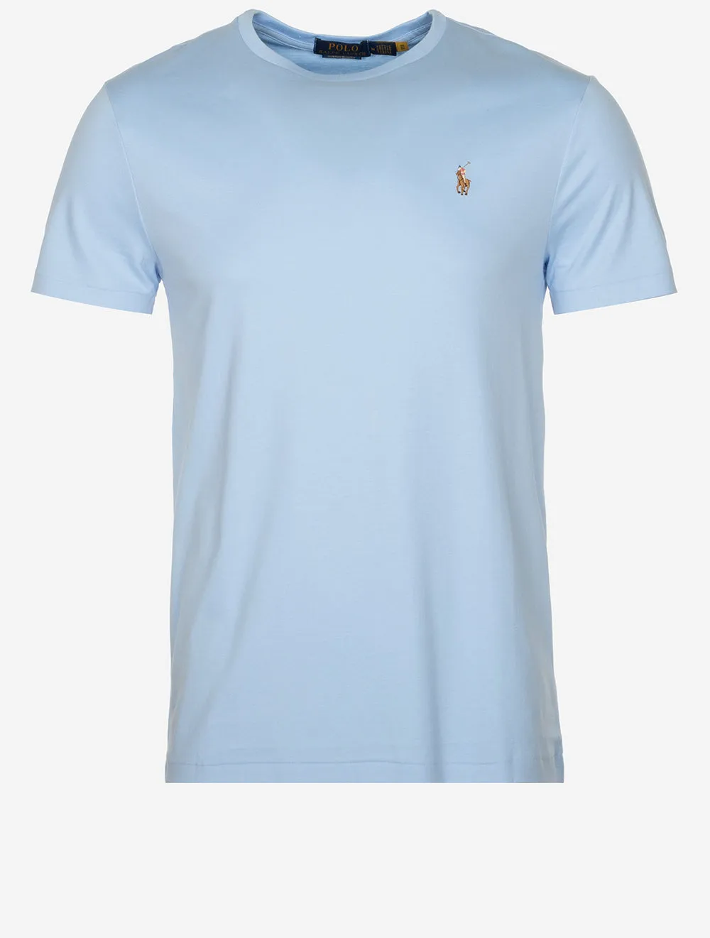 T-shirt Pima à manches courtes Bleu