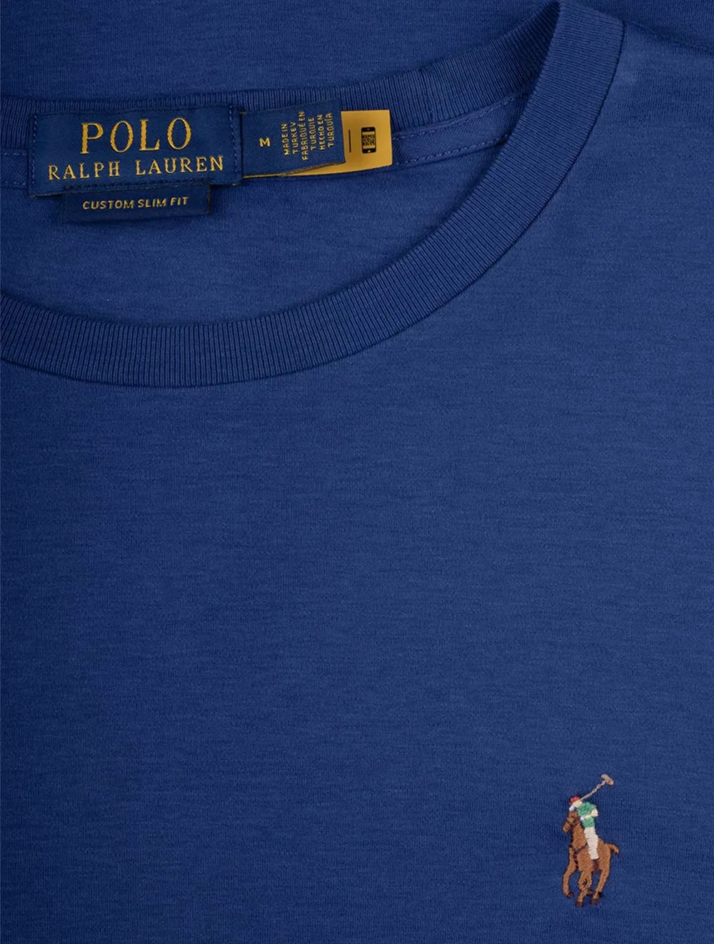 T-shirt Pima à manches courtes Bleu