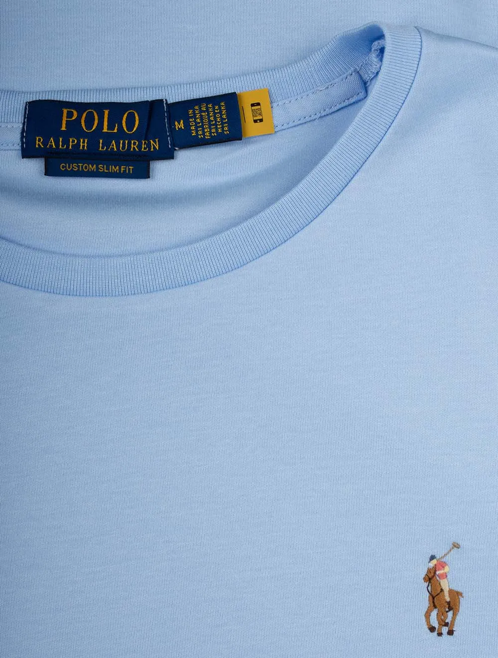 T-shirt Pima à manches courtes Bleu