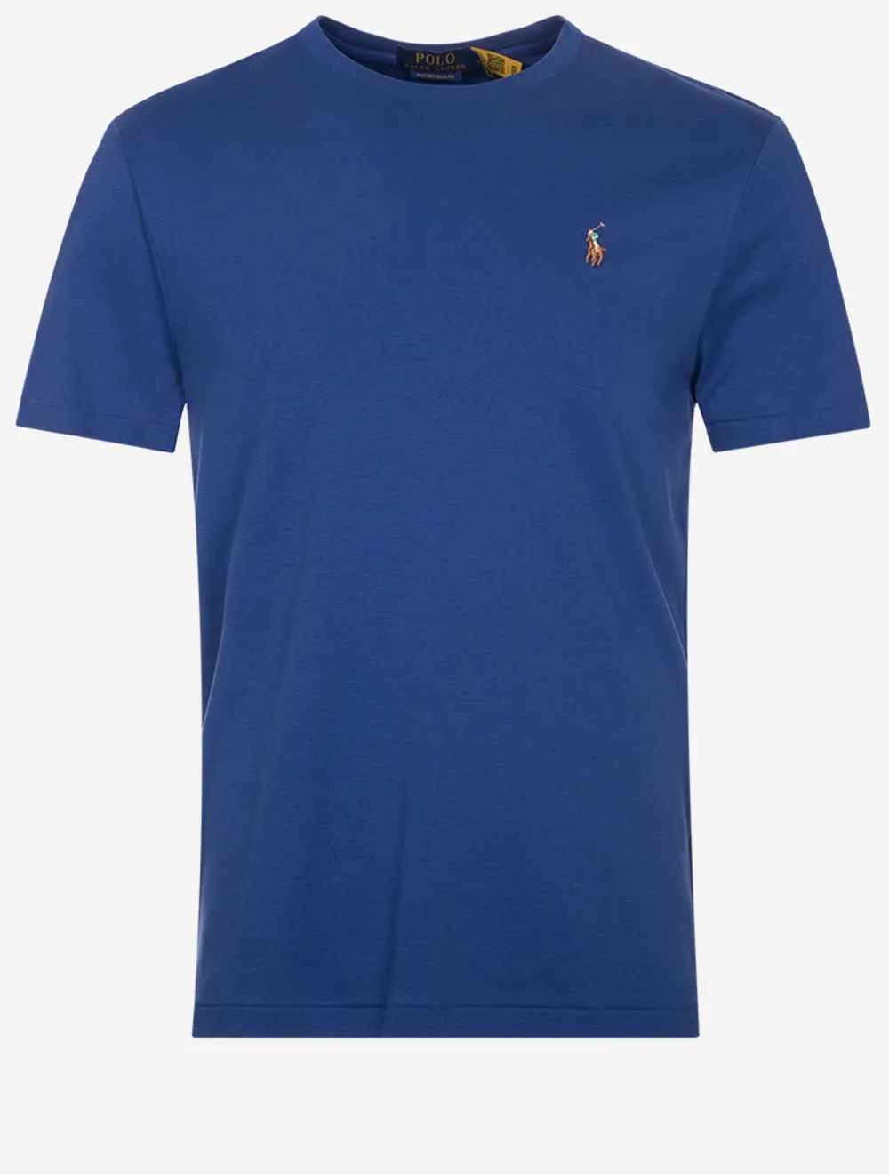 T-shirt Pima à manches courtes Bleu