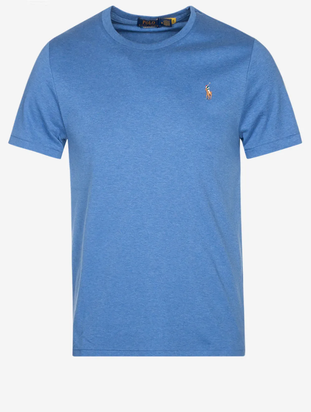 T-shirt Pima à manches courtes Bleu