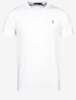 T-shirt Pima à manches courtes Blanc