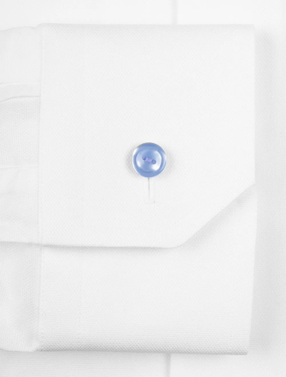 Chemise contemporaine Pinhead Blanc - Coupe ajustée