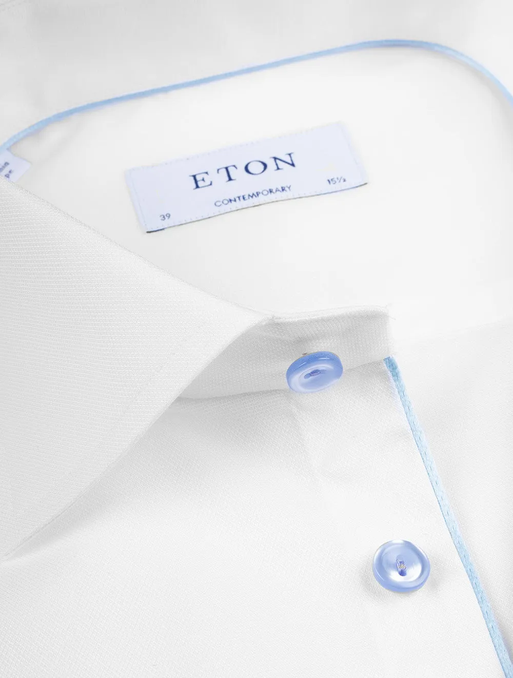Chemise contemporaine Pinhead Blanc - Coupe ajustée