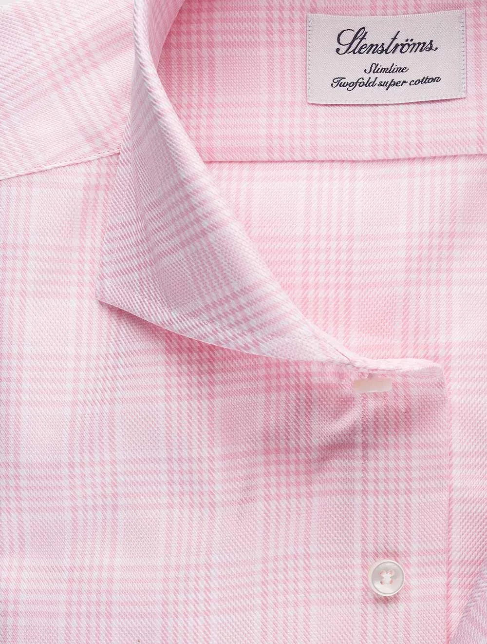 Chemise Slim Fit à Carreaux Rose Glen