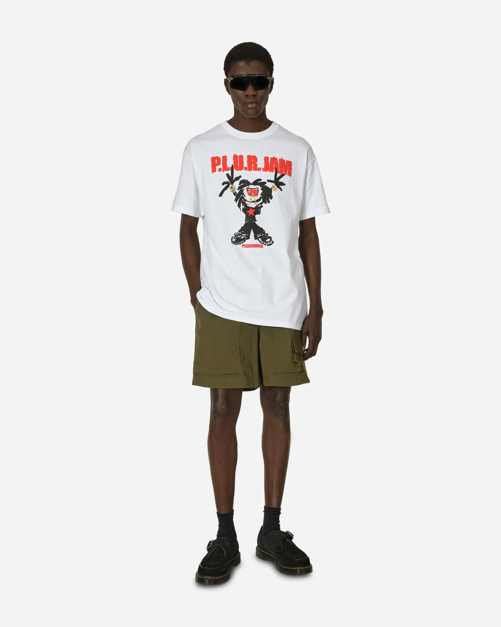 T-shirt P.L.U.R. Jam Blanc