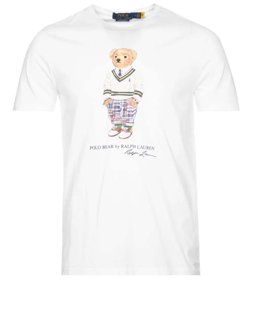 T-shirt Tie-Dye Blanc à l'effigie du Polo Bear