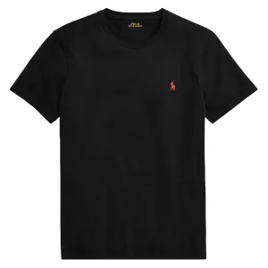 Polo Ralph Lauren T-Shirt en Coton Custom Slim Fit Noir RL
