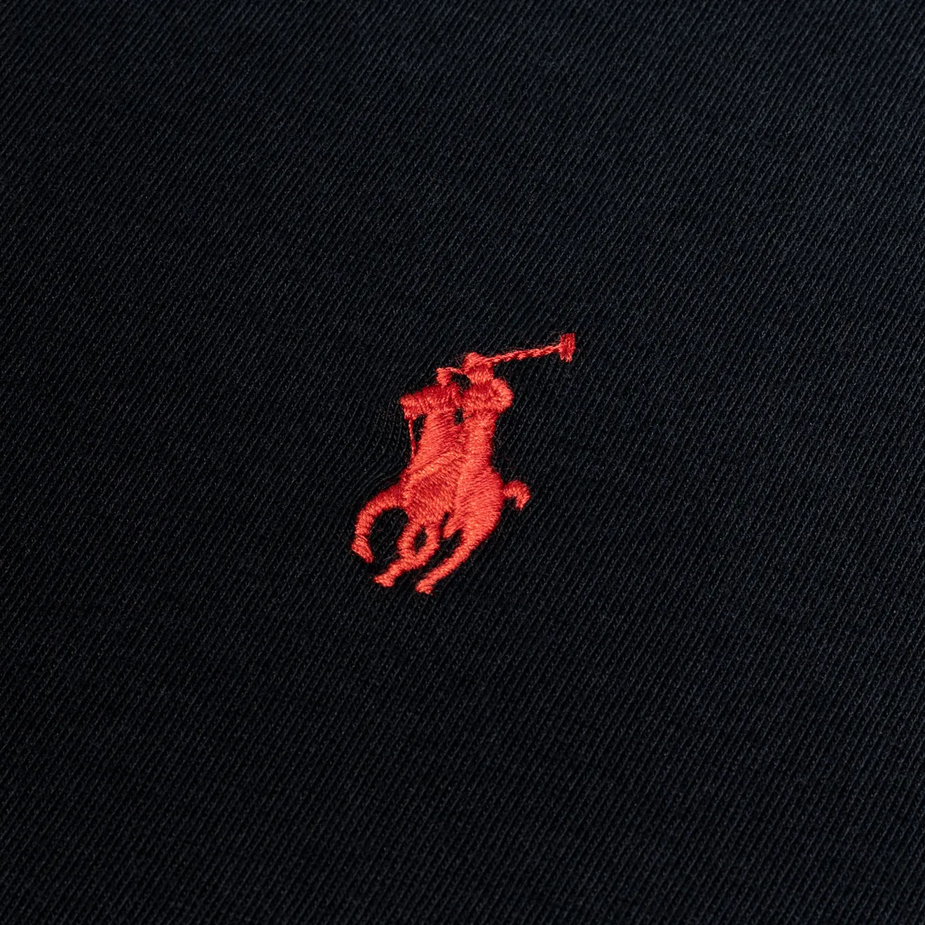 Polo Ralph Lauren T-Shirt en Coton Custom Slim Fit Noir RL
