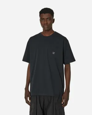 T-shirt en jersey poly noir
