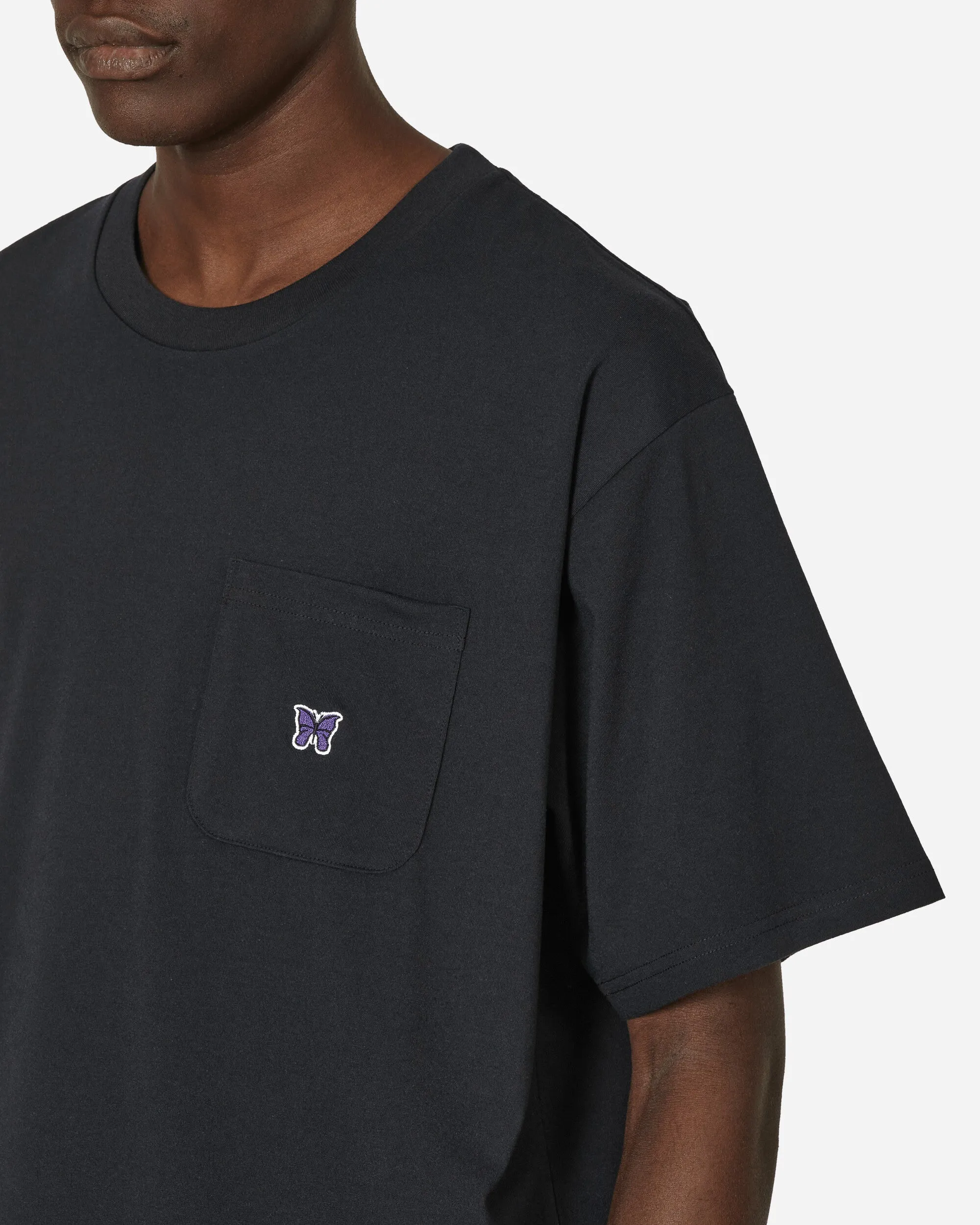 T-shirt en jersey poly noir