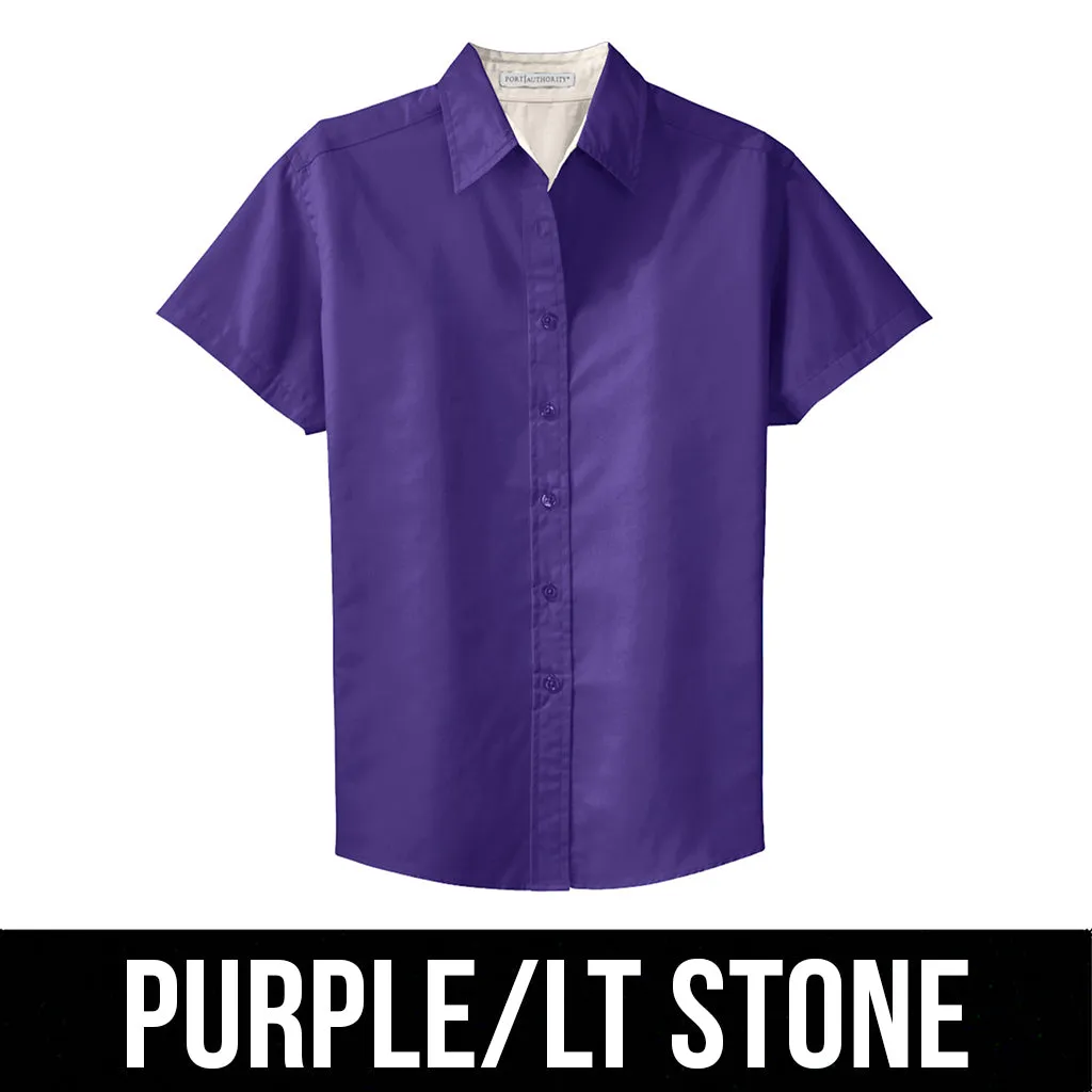 Port Authority Easy Care Chemise Femme à Manches Courtes Port Authority