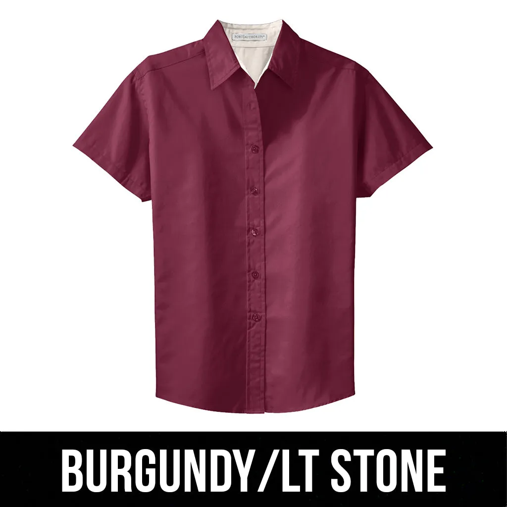 Port Authority Easy Care Chemise Femme à Manches Courtes Port Authority