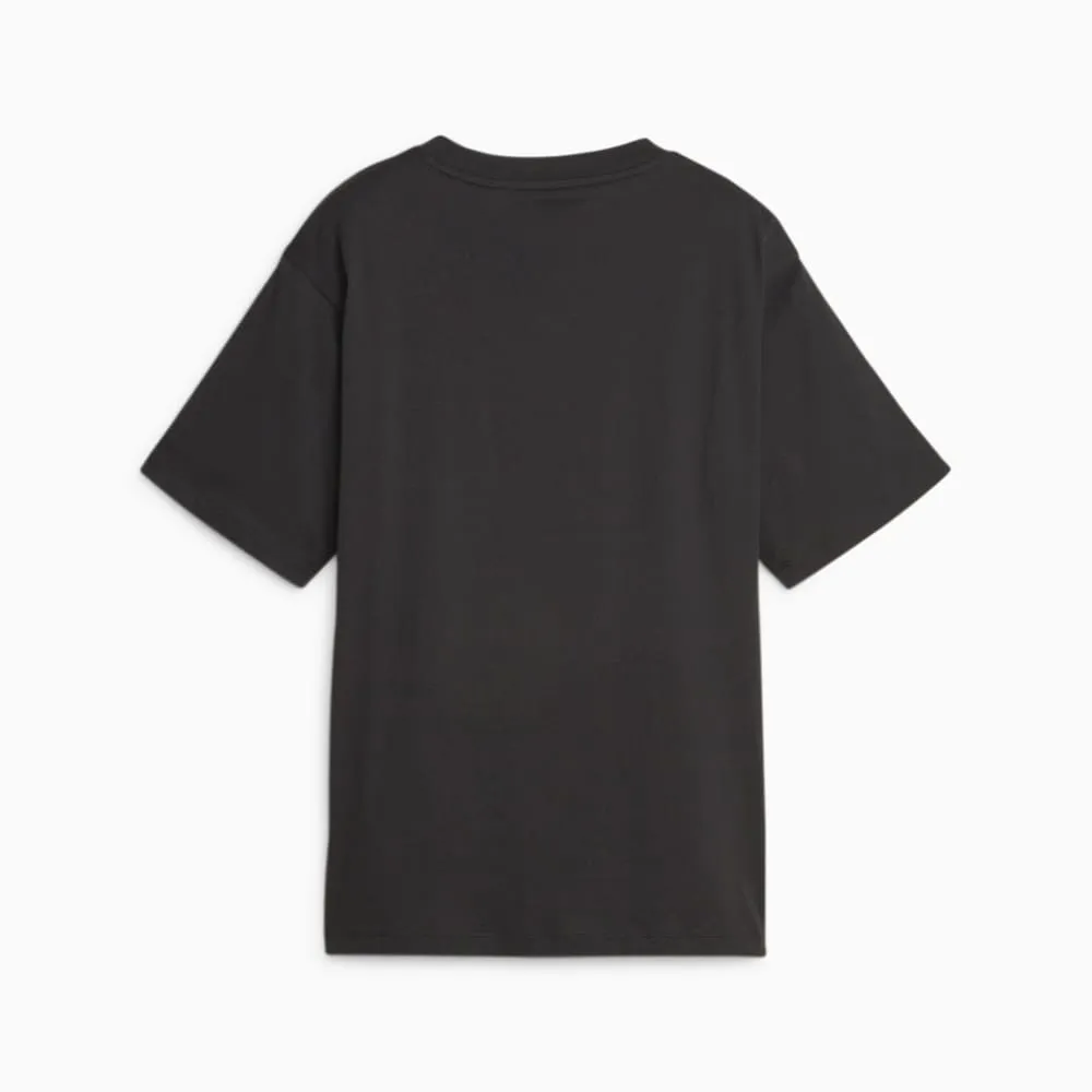 PUMA T-SHIRT ESSENTIELS POUR FEMMES BANDE NOIRE