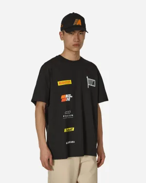 T-shirt de parrainage de course - Noir