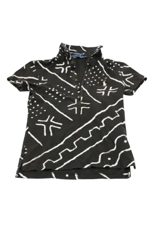 Ralph Lauren Le Polo Imprimé Skinny en Coton à Imprimé Noir