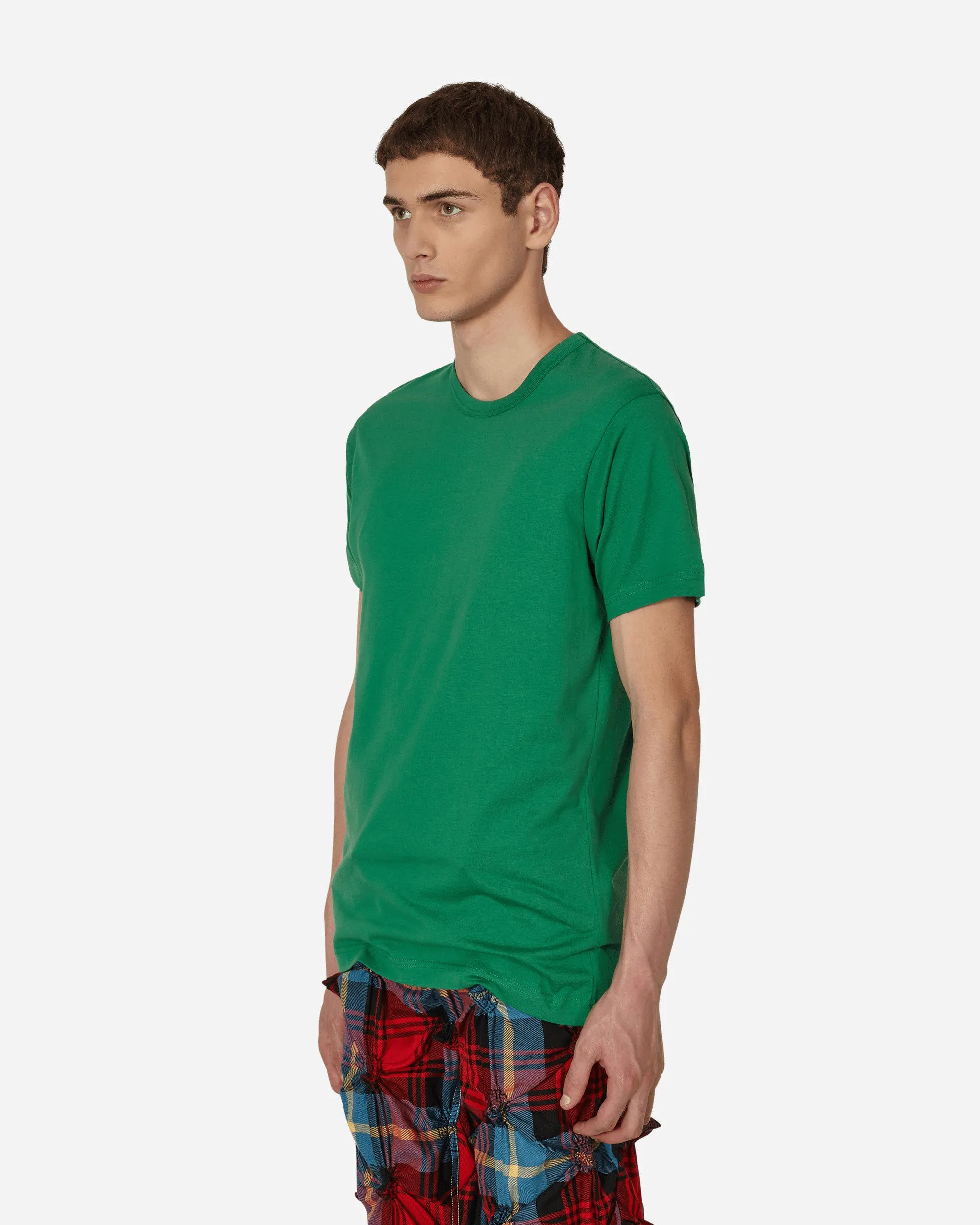 T-shirt avec logo au dos vert