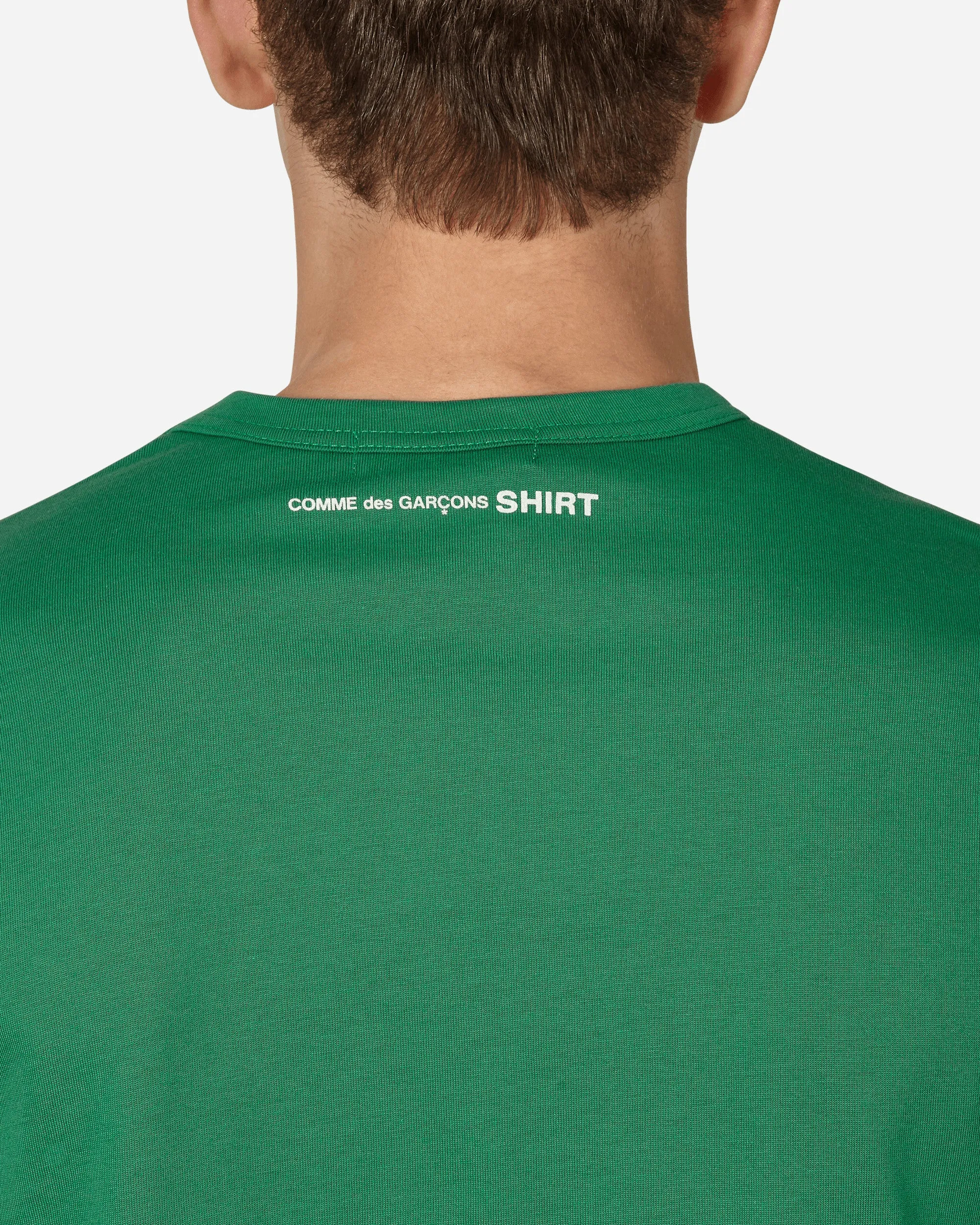 T-shirt avec logo au dos vert