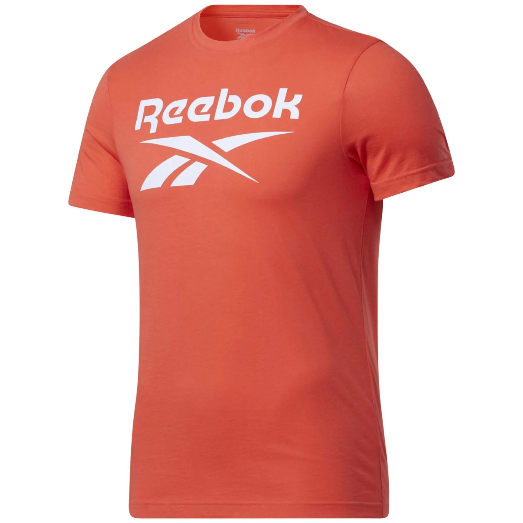 T-shirt coral pour femmes REEBOK avec grand logo IDENTITY