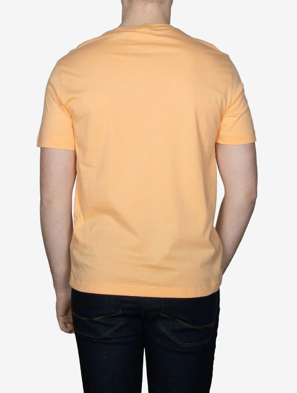 T-shirt Regular Fit Shield à manches courtes Orange Pêche