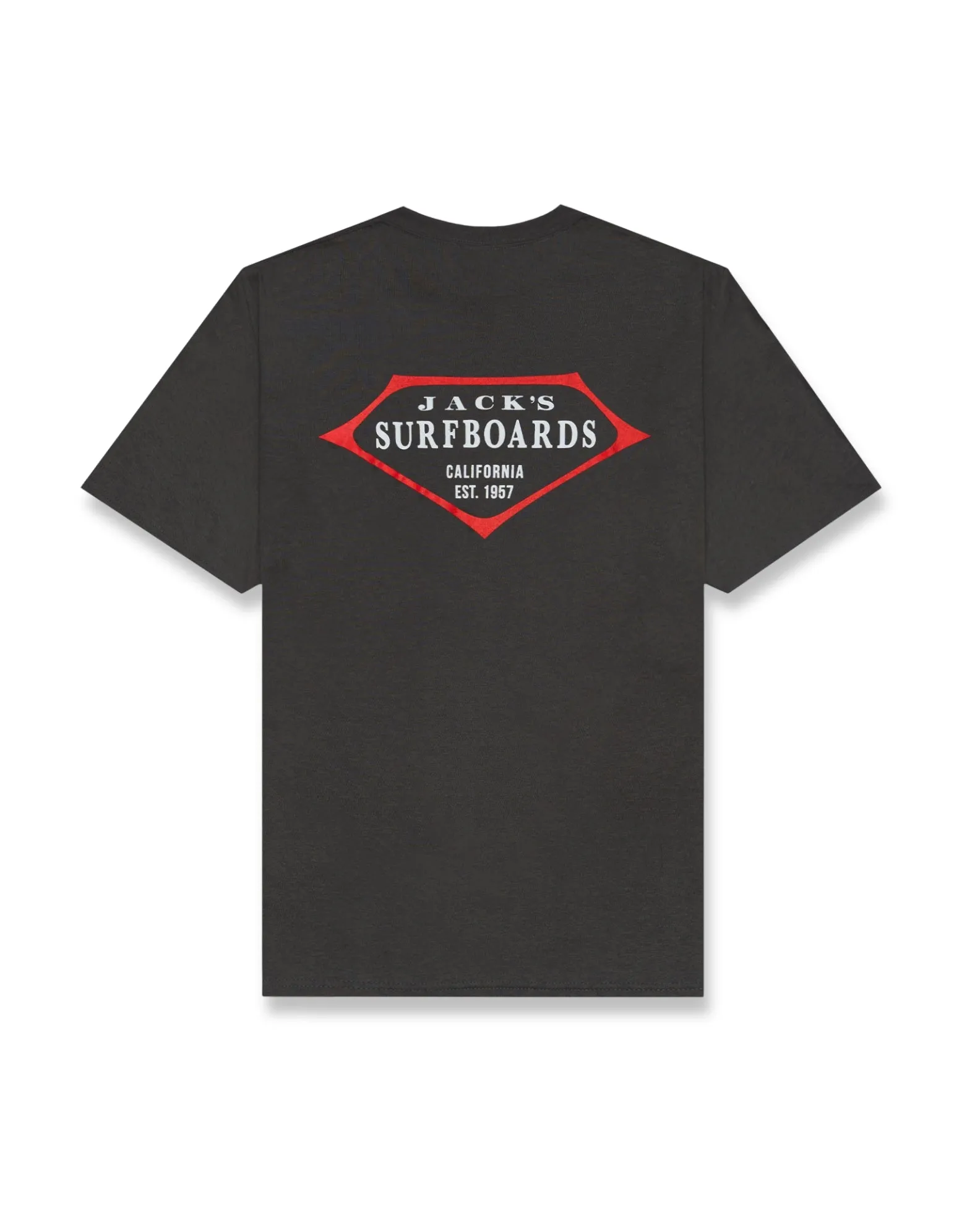 T-shirt Retro Lam CF (Coupe Classique) Manches Courtes - Charbon