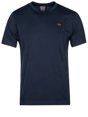 T-shirt à col rond Marine