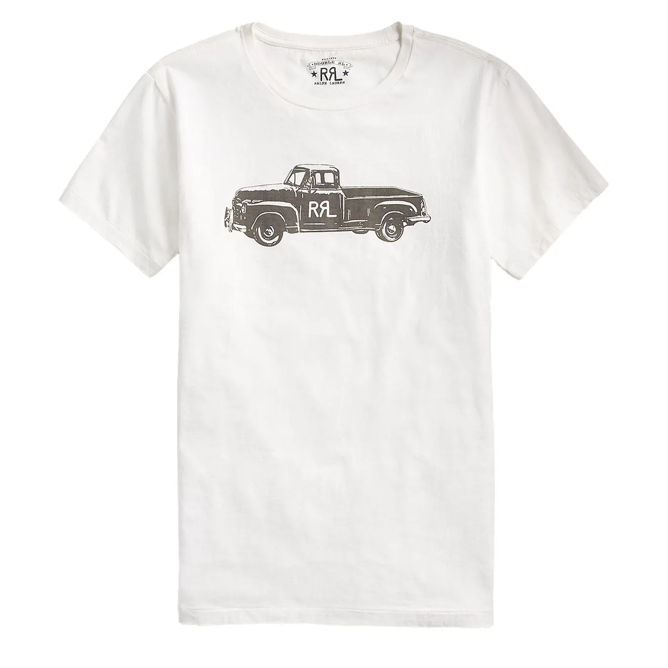 RRL par Ralph Lauren T-shirt en maille de camion Blanc papier