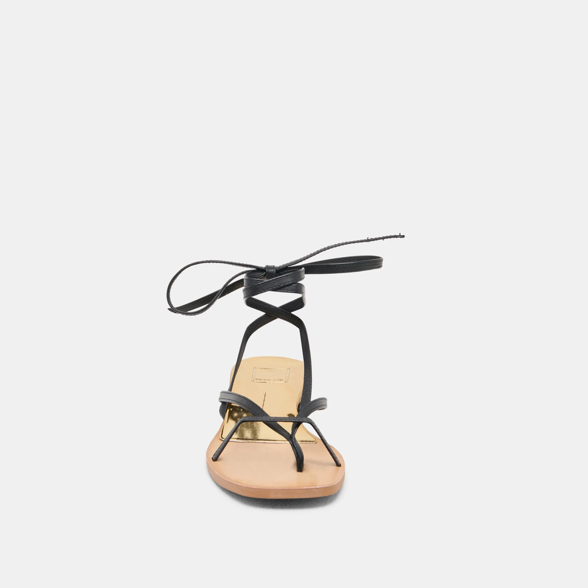SANDALES RUDIE EN CUIR NOIR