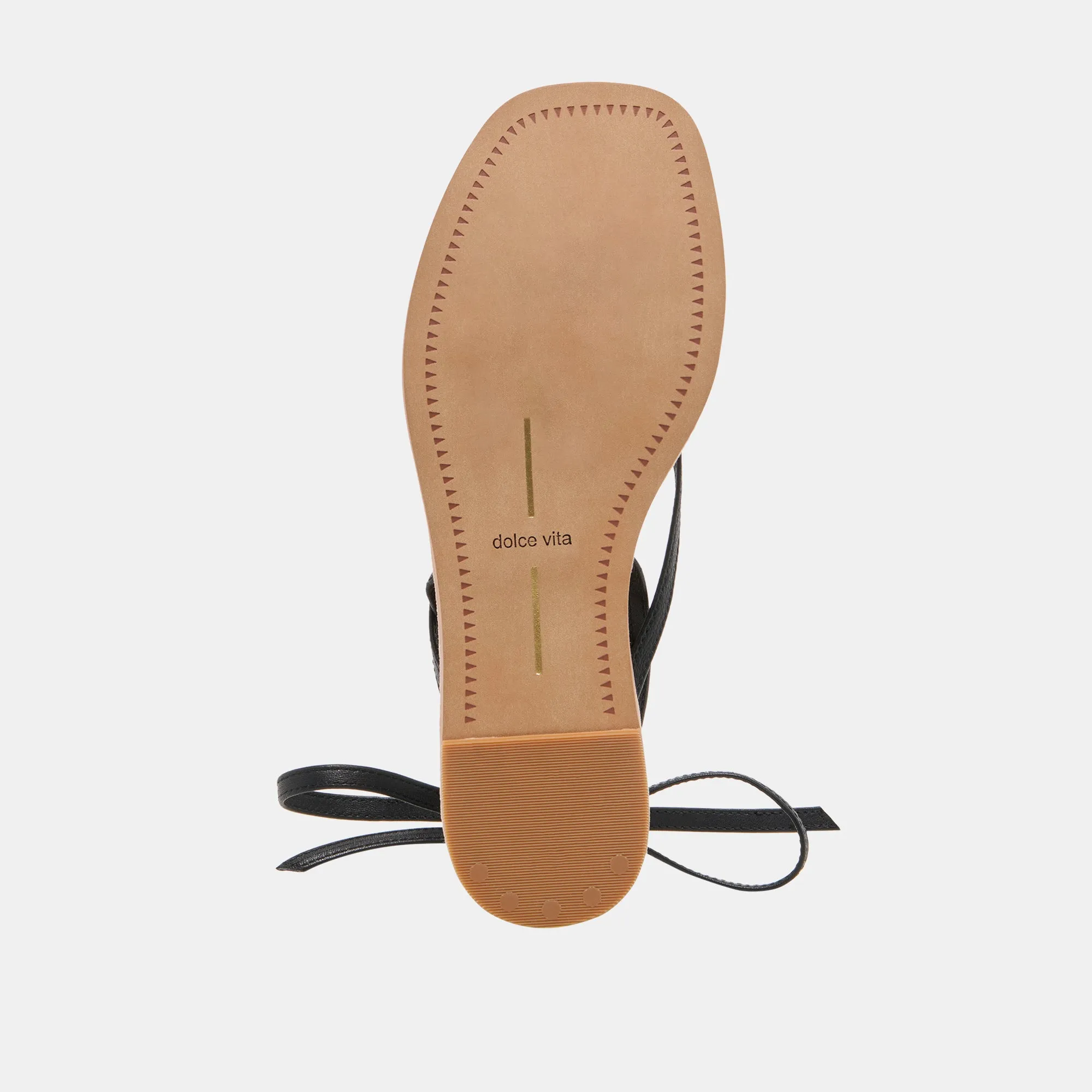 SANDALES RUDIE EN CUIR NOIR