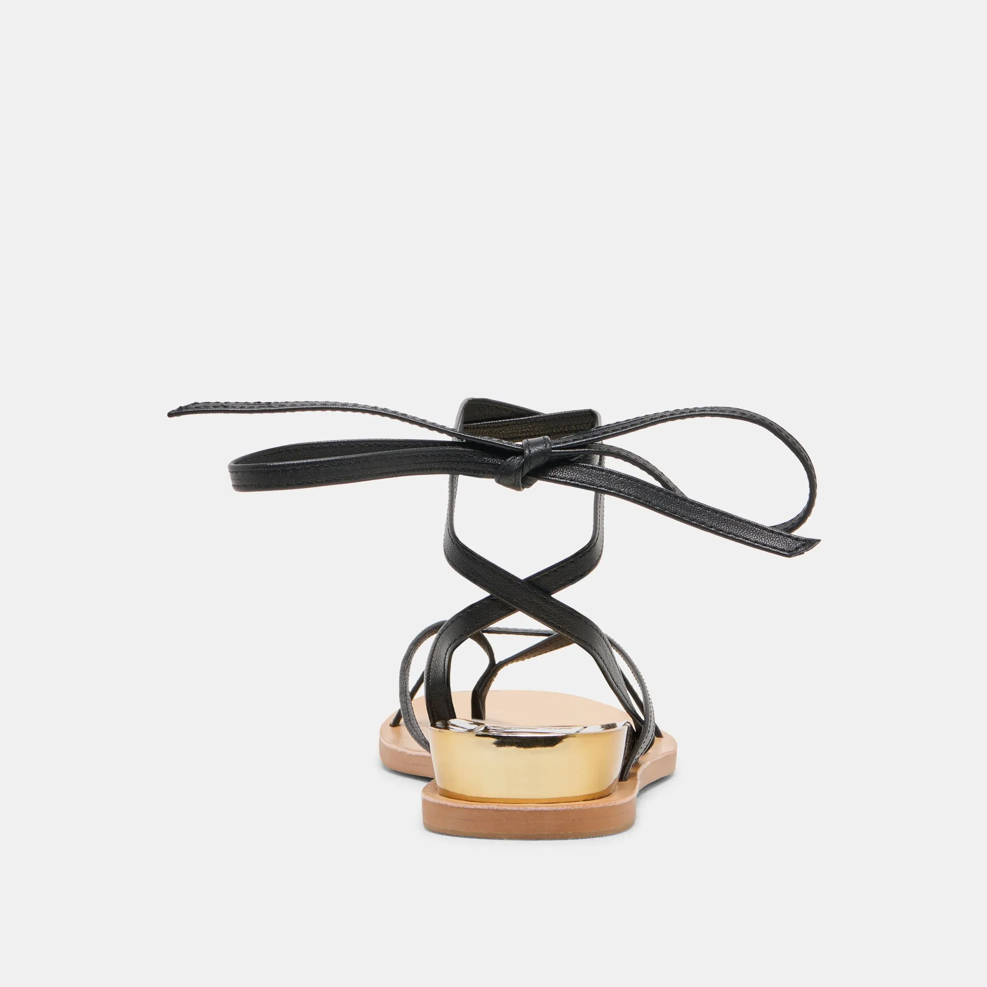 SANDALES RUDIE EN CUIR NOIR