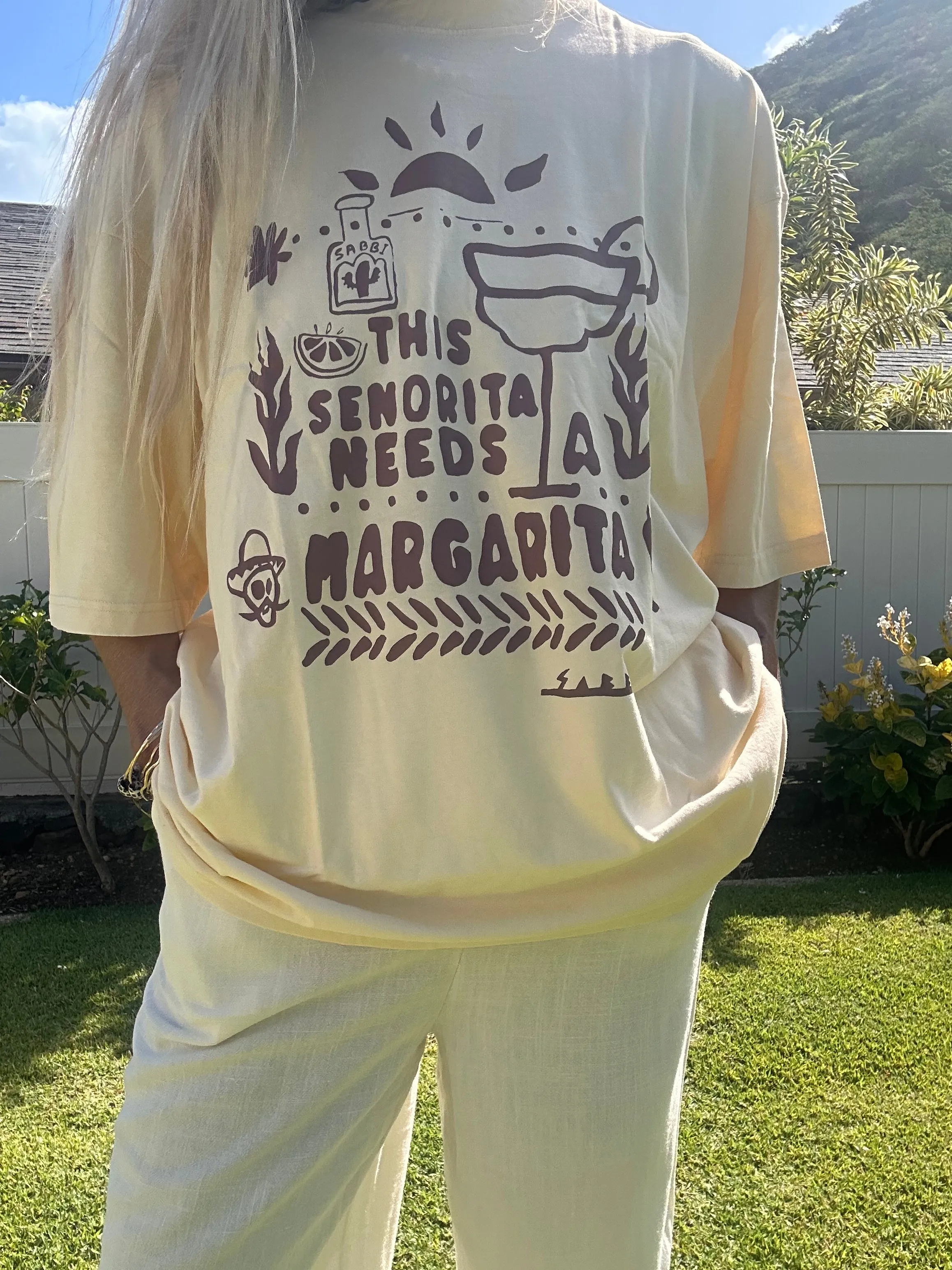 SABBI Le t-shirt oversize Margie - Café latte