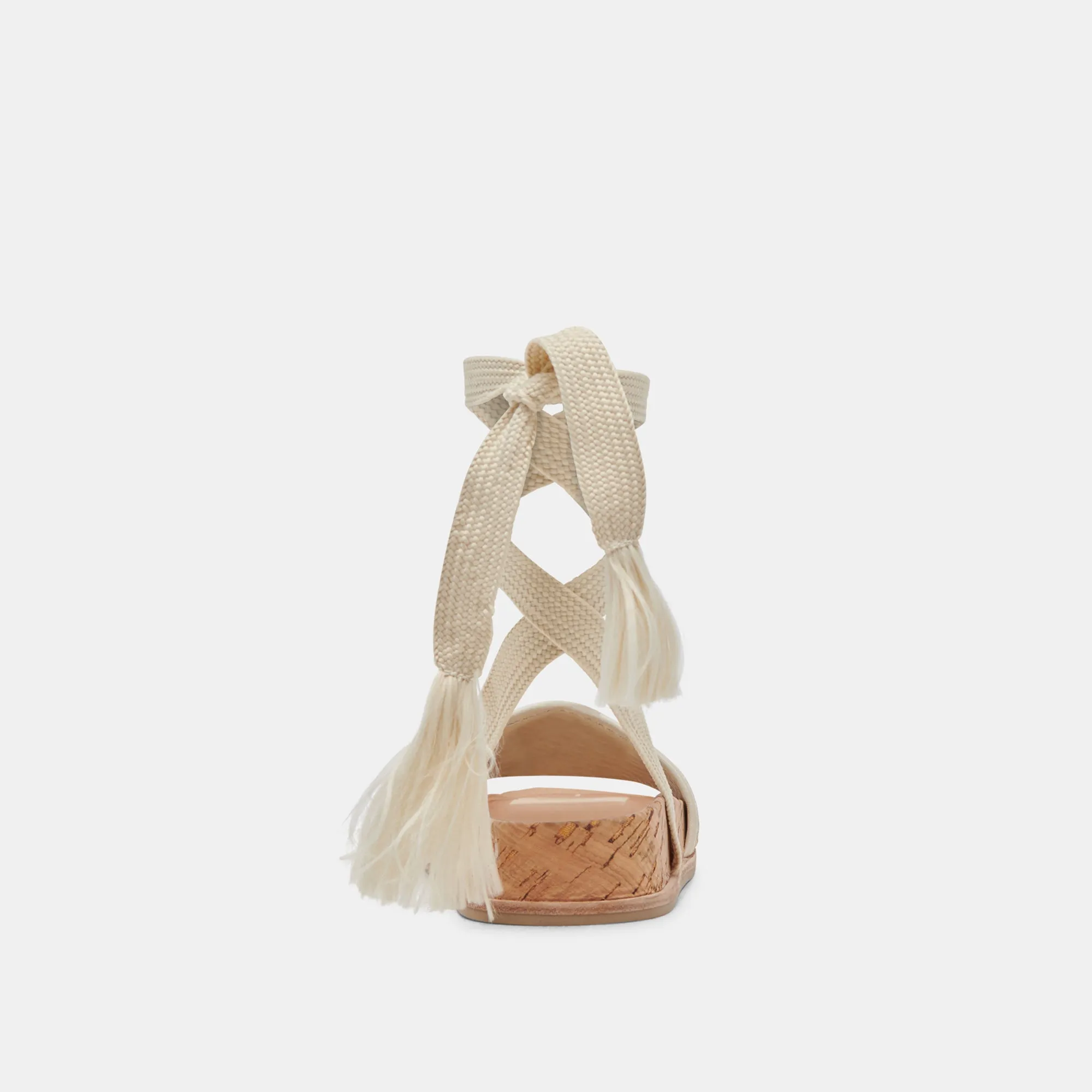 SANDALES SALACY BLANCHE RAFFIA NATUREL
