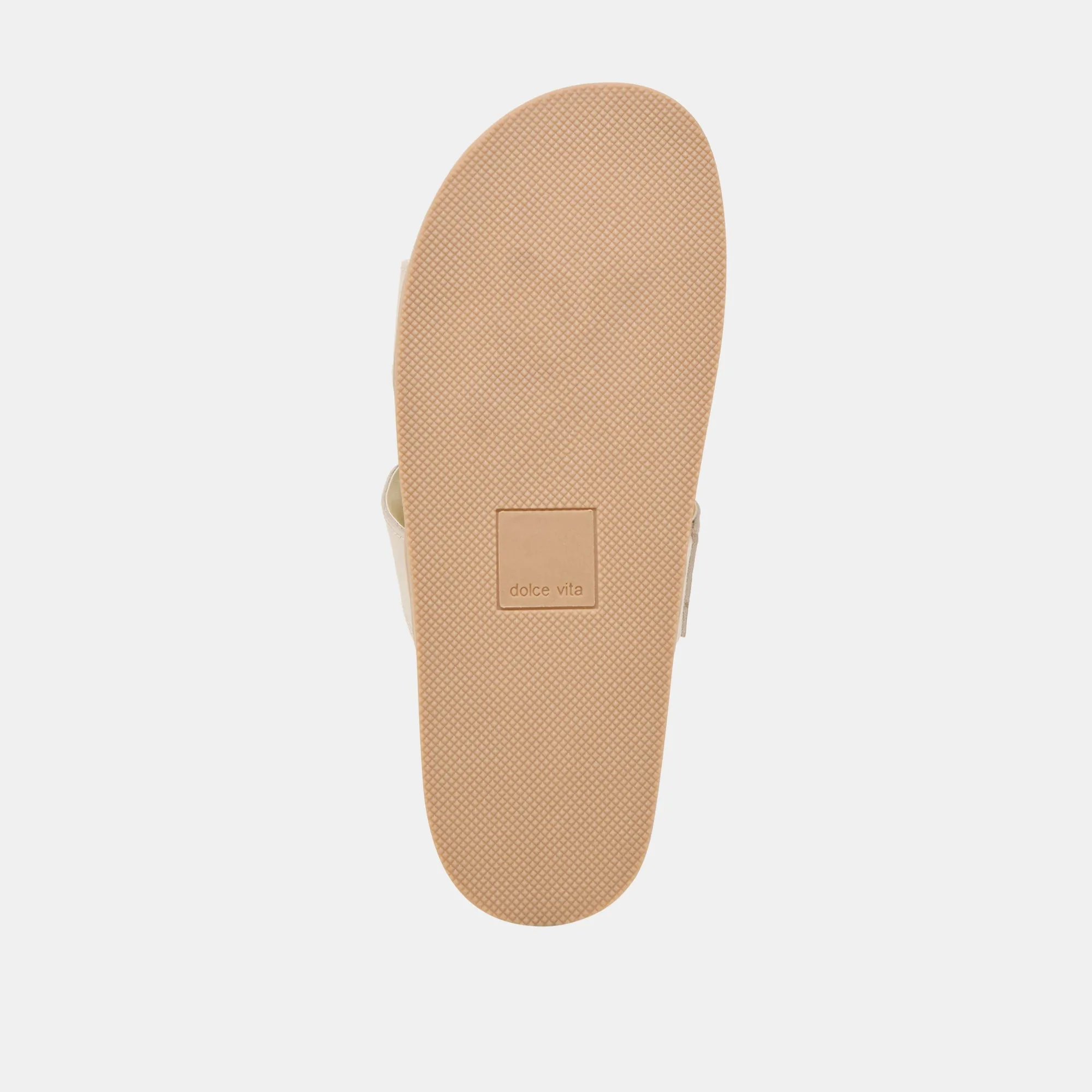 SANDALES SATINE EN CUIR BÉTON