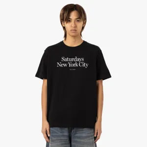 T-shirt standard Miller Saturdays NYC / Noir