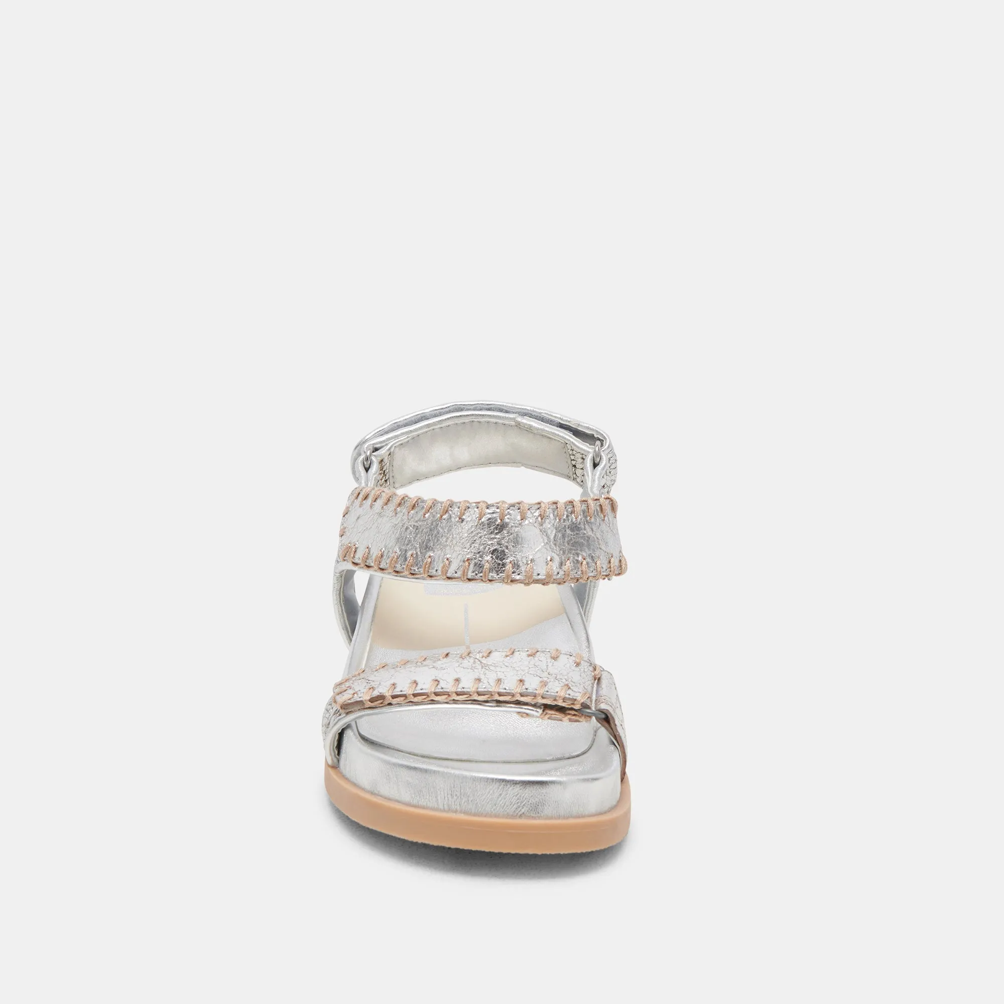 SANDALES SENORA TRICOT ARGENT