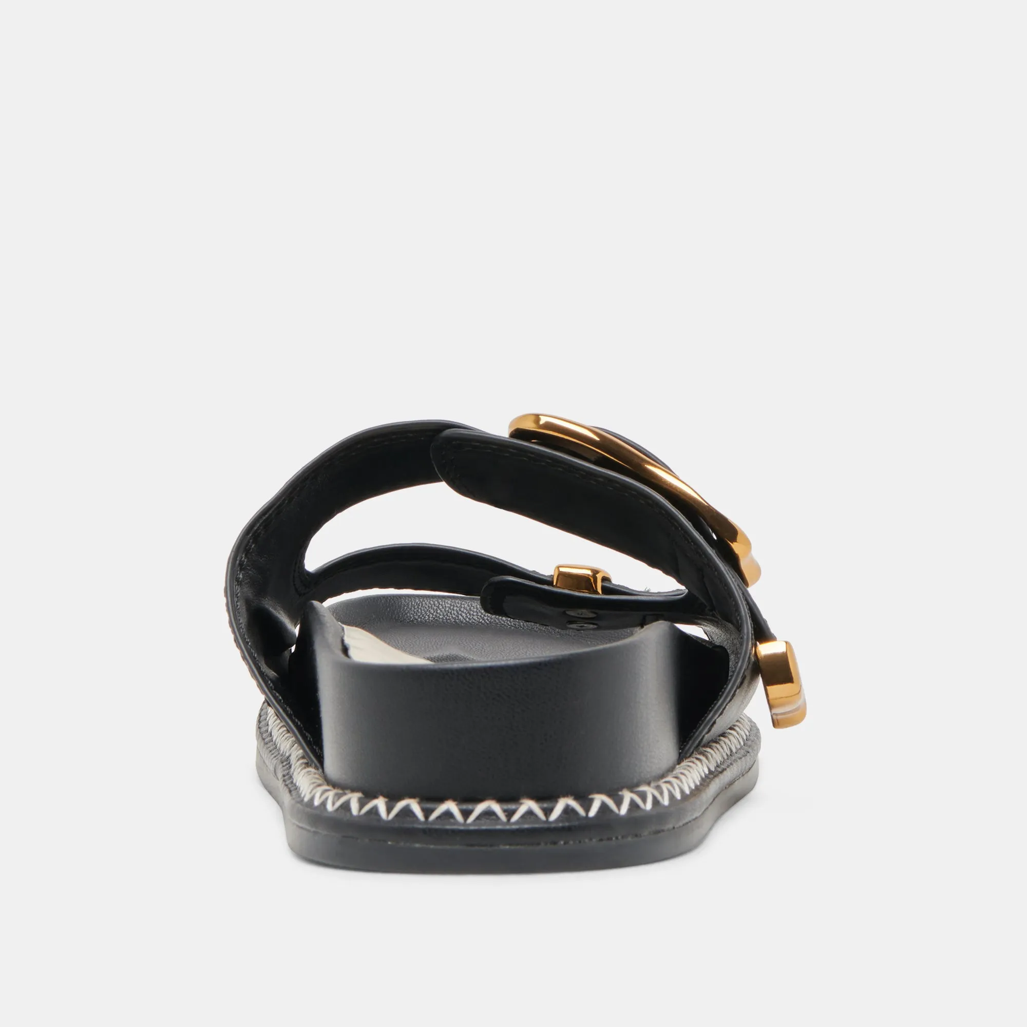 SANDALES SEVANA EN CUIR NOIR