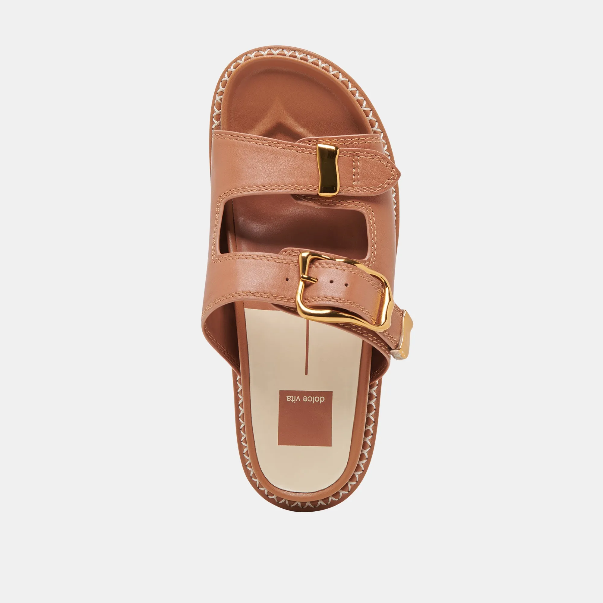 SEVANA SANDALES CUIR SADDLE