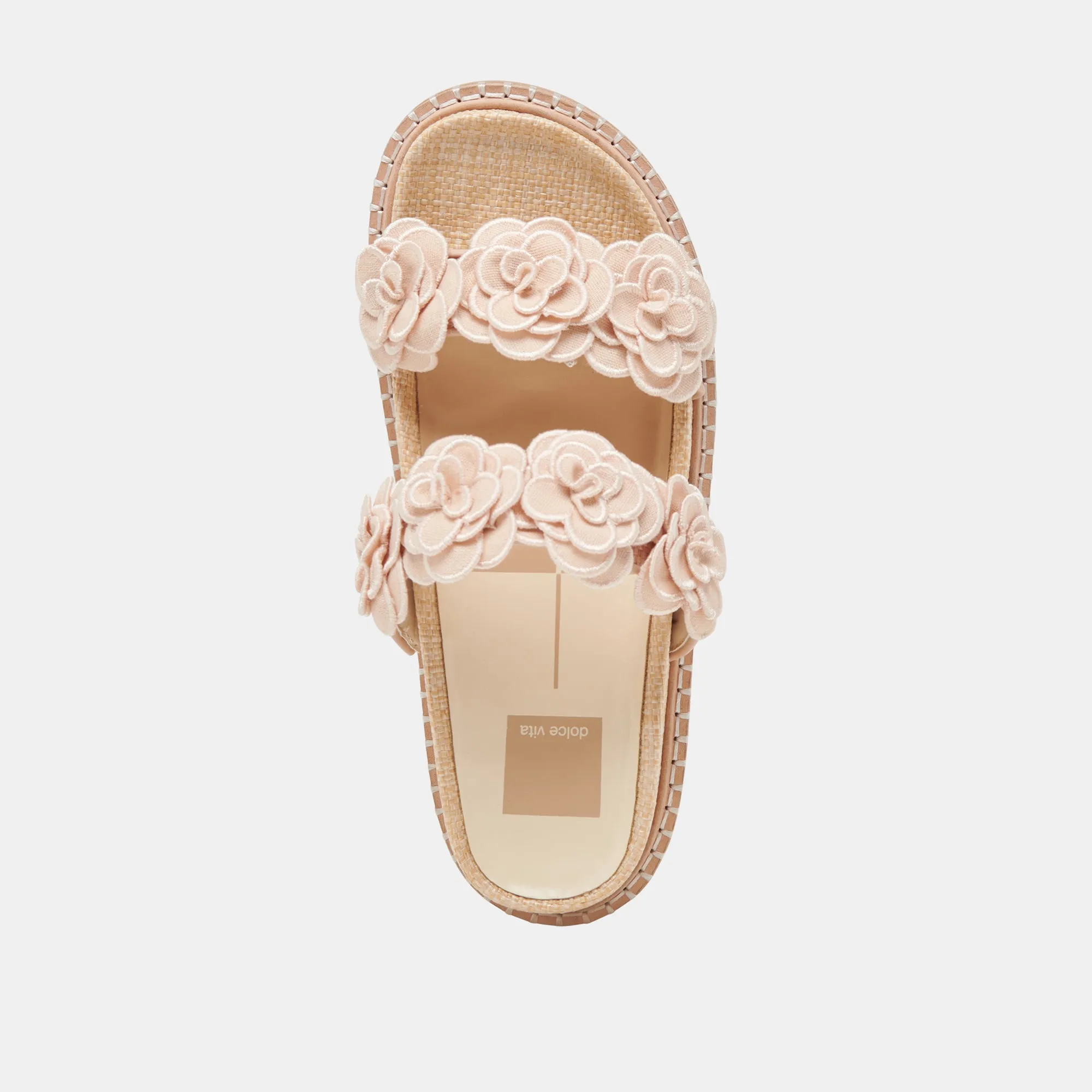 SANDALES SHERLA PRALINE EN RAFFIA
