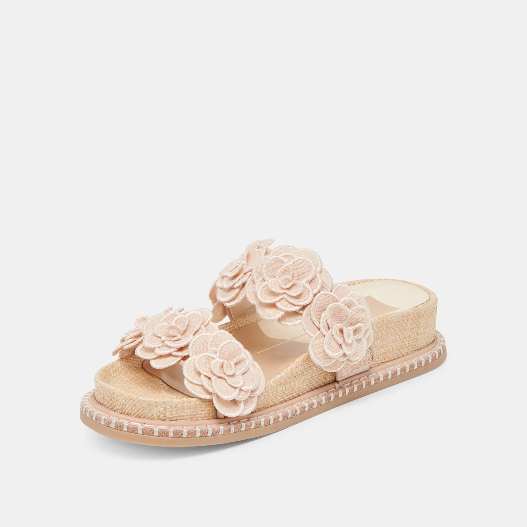 SANDALES SHERLA PRALINE EN RAFFIA