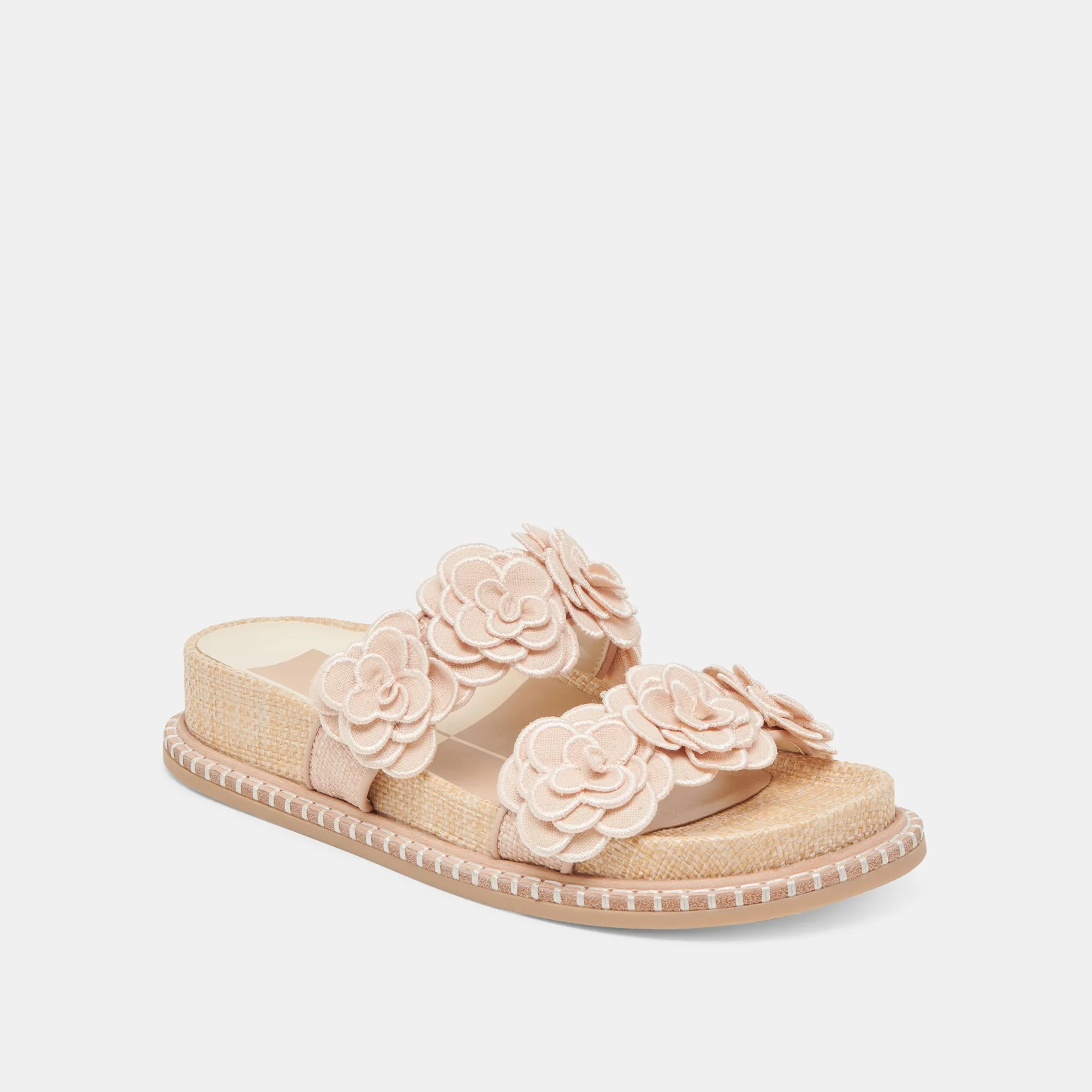 SANDALES SHERLA PRALINE EN RAFFIA