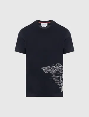 T-SHIRT MANCHES COURTES AVEC IMPRIMÉ