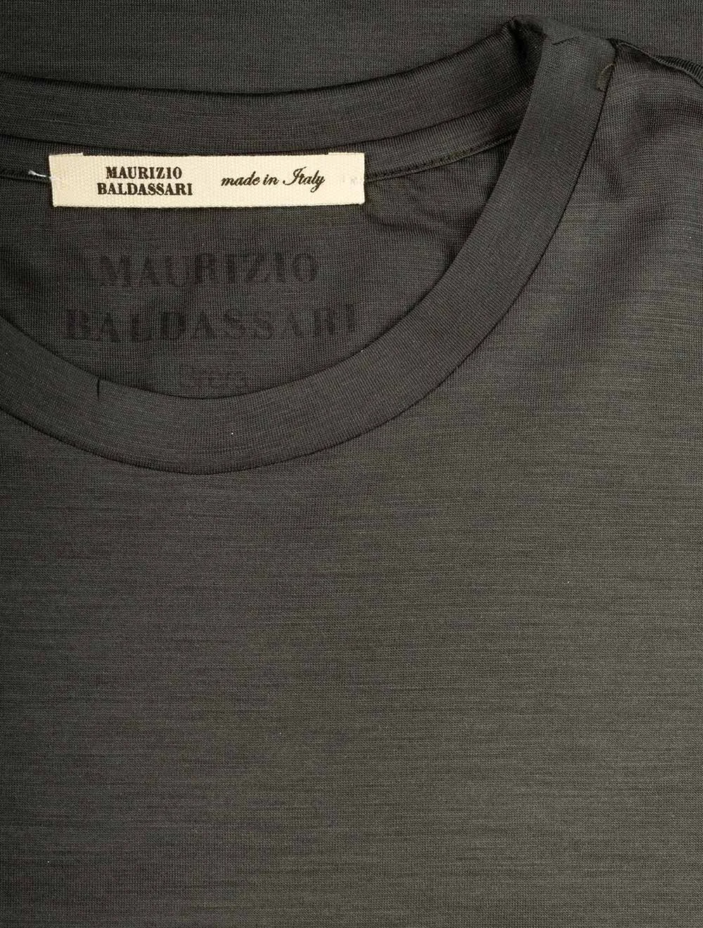 T-shirt en laine à manches courtes vert