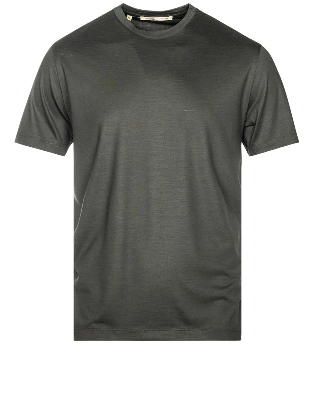 T-shirt en laine à manches courtes vert