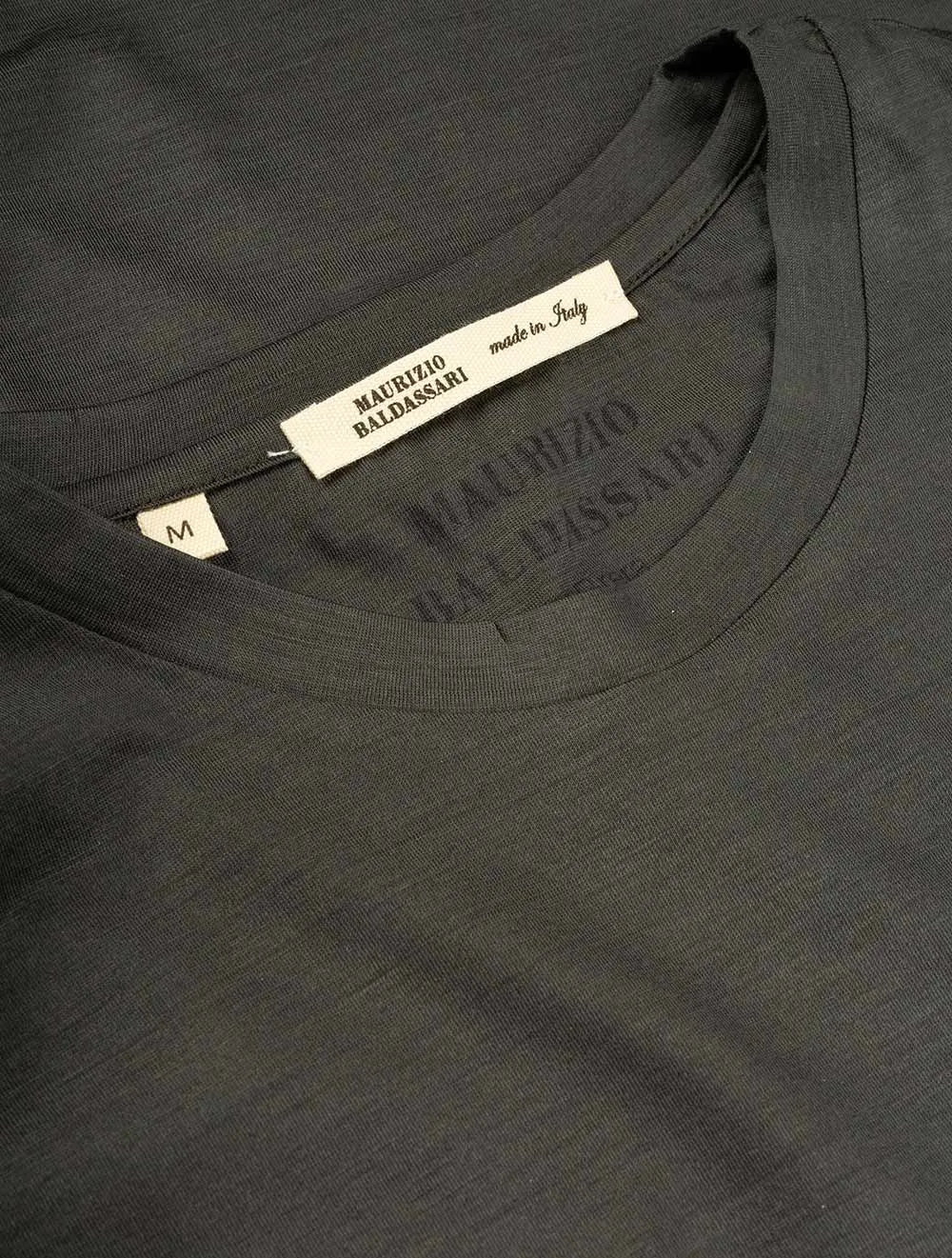 T-shirt en laine à manches courtes vert
