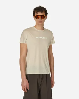 T-shirt sans épaules Blanc poussière