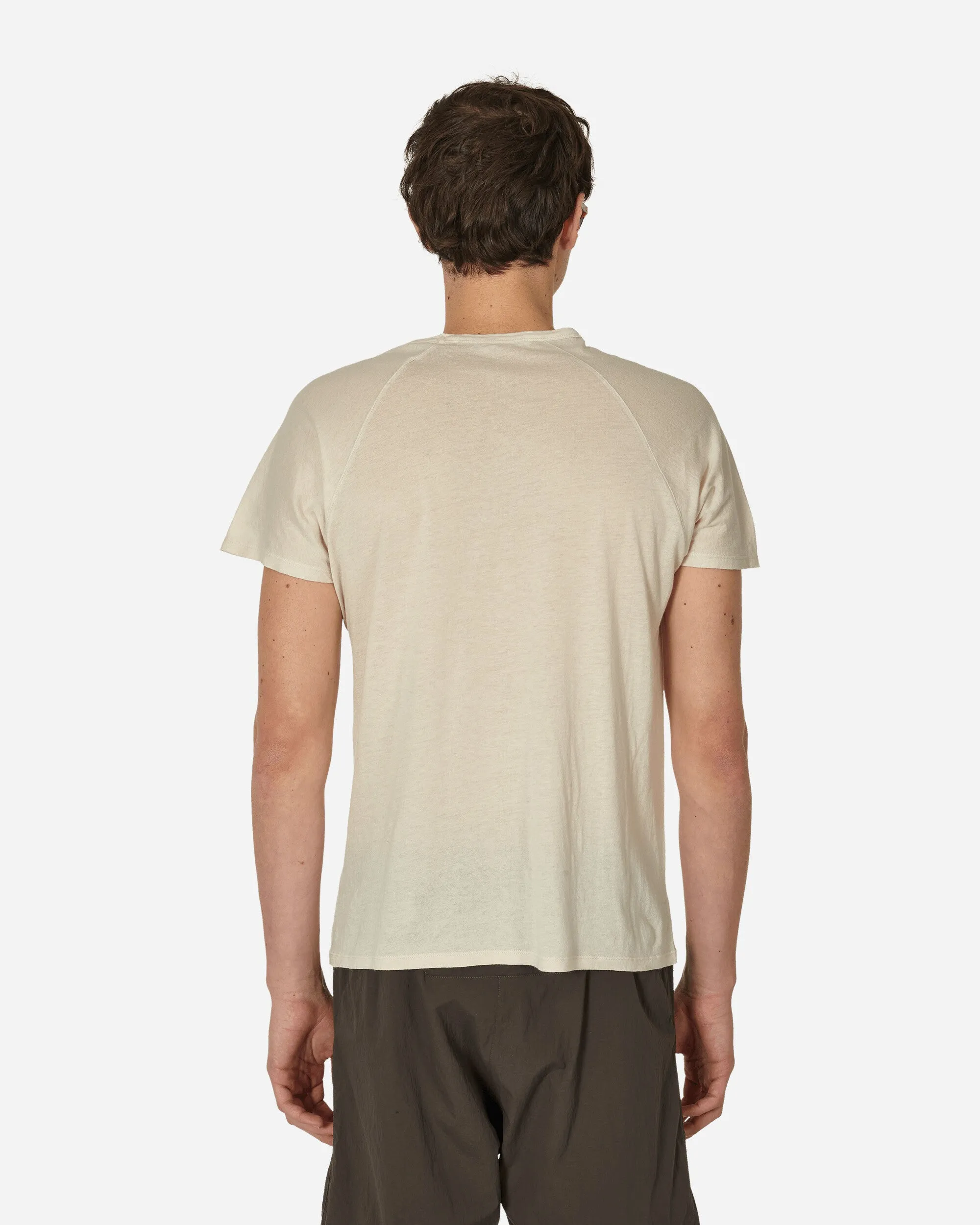 T-shirt sans épaules Blanc poussière