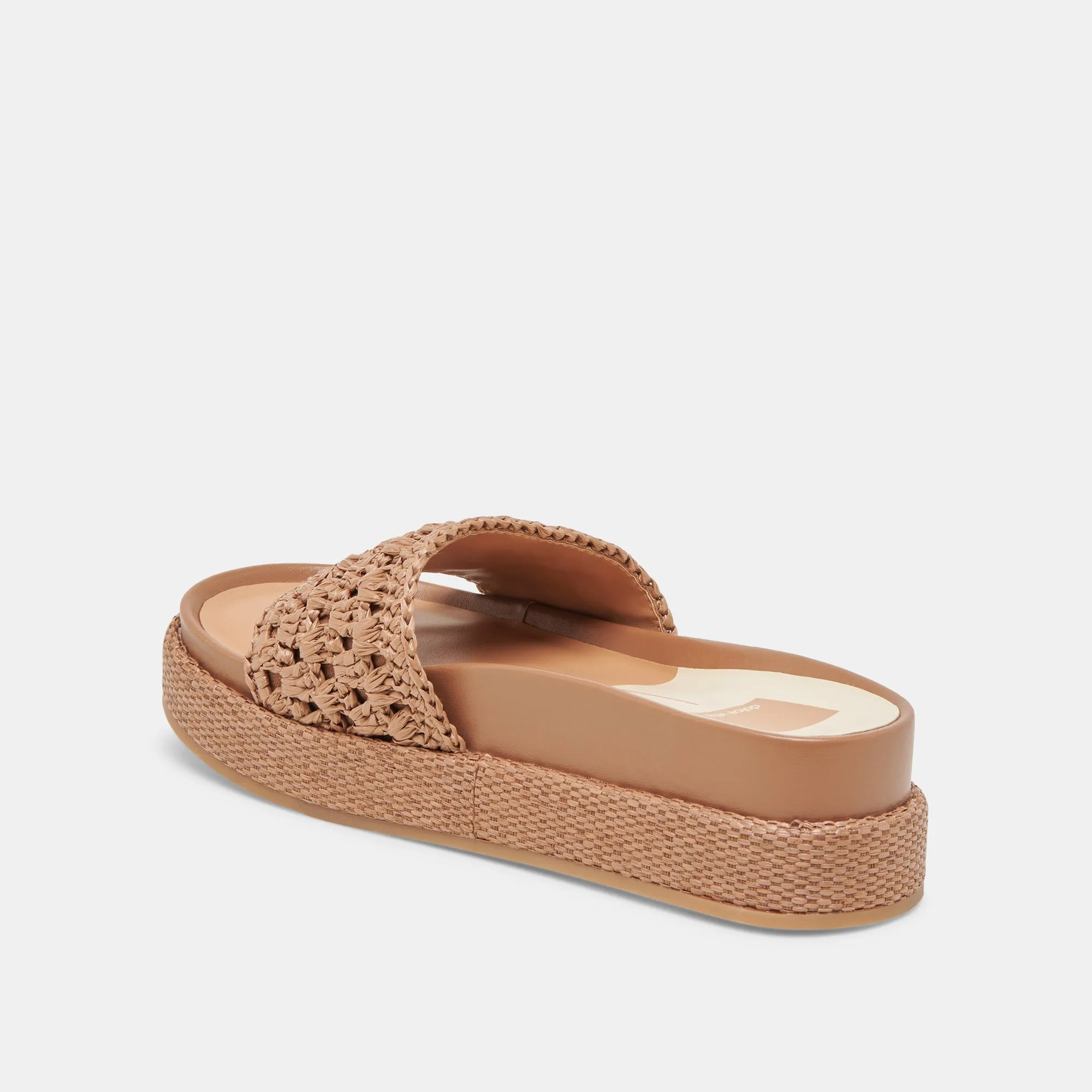SANDALES SIDONA RAFFIA MARRON