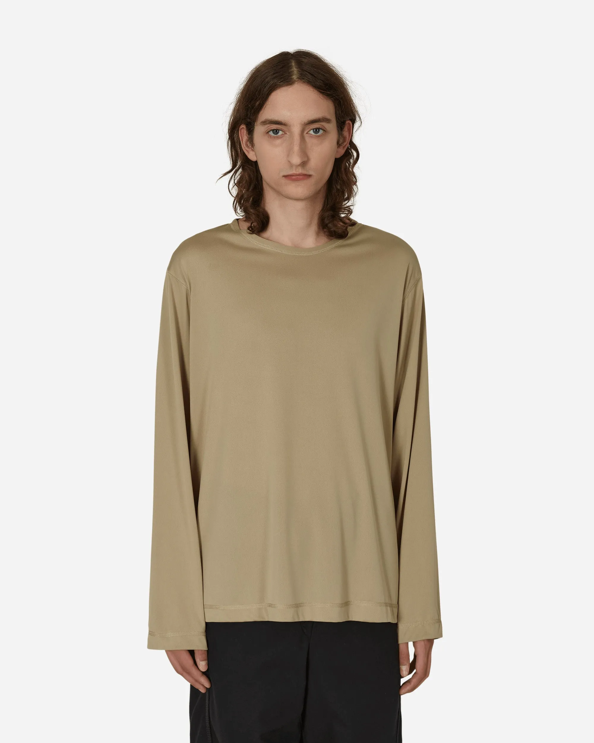 Haut en soie léger beige