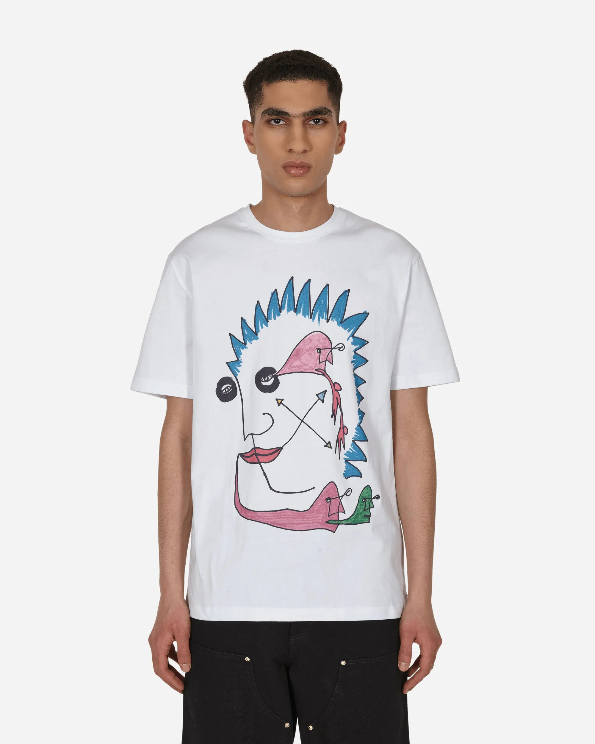 T-shirt Skeggy Sonic Blanc